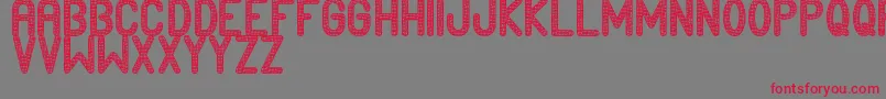 Edournida Font – Red Fonts on Gray Background