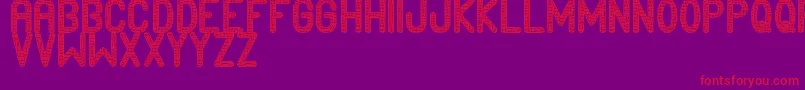 Edournida Font – Red Fonts on Purple Background