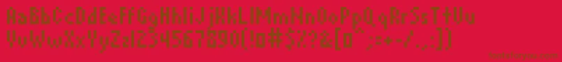 Подробнее о шрифте DavidDevice Шрифт DavidDevice – коричневые шрифты на красном фоне