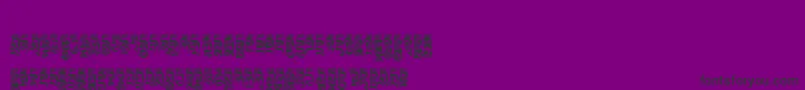 Tibetanmachineweb4 Font – Black Fonts on Purple Background