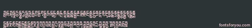 Tibetanmachineweb4 Font – Pink Fonts on Black Background