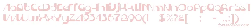 KromeNormal Font – Pink Fonts on White Background