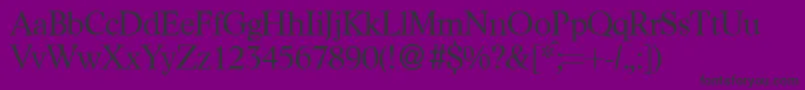 LikedbNormal Font – Black Fonts on Purple Background