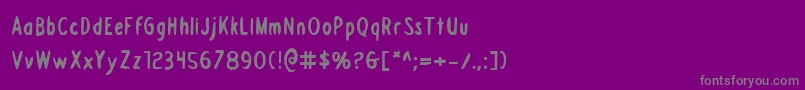 Шрифт Draftingboardb – серые шрифты на фиолетовом фоне