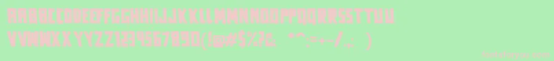 Forapt Font – Pink Fonts on Green Background