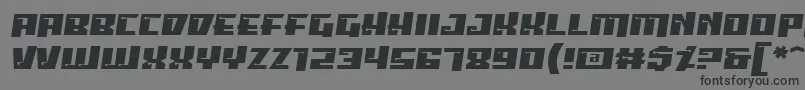 Psipbrg Font – Black Fonts on Gray Background