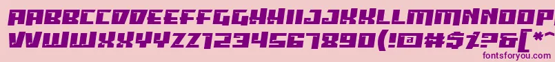 Psipbrg Font – Purple Fonts on Pink Background