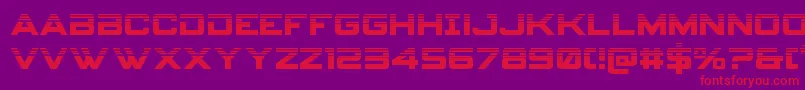 Spyagencyv3half Font – Red Fonts on Purple Background