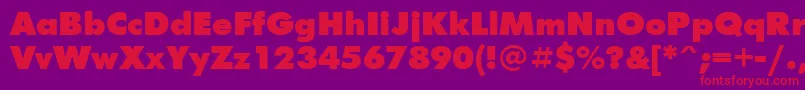 fuente FuturisextraBoldCyrillic – Fuentes Rojas Sobre Fondo Morado