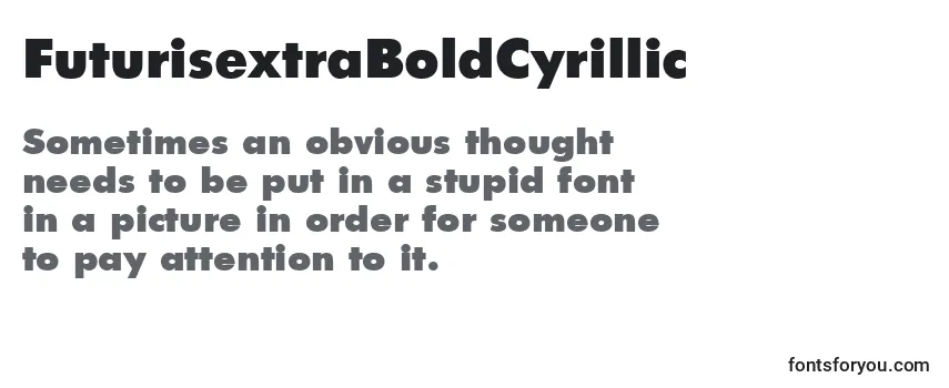 FuturisextraBoldCyrillic-fontti