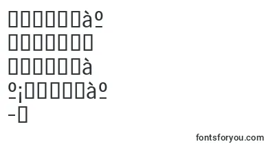 CarroisgothicRegular font – lao Fonts