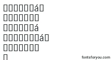 CarroisgothicRegular font – burmese Fonts