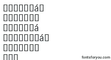 CarroisgothicRegular font – khmer Fonts