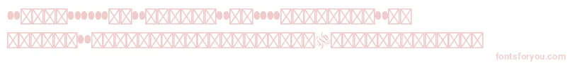 Woodtypeornamentsstd Font – Pink Fonts on White Background