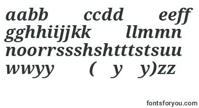 Droidserif Bolditalic font – hausa Fonts