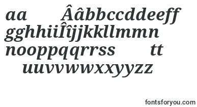Droidserif Bolditalic font – romanian Fonts
