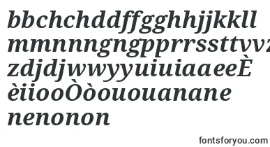 Droidserif Bolditalic font – creole Fonts