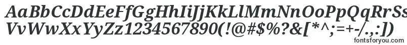 Шрифт Droidserif Bolditalic – рубленные шрифты