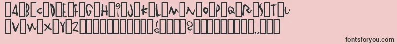 Vinterstad Font – Black Fonts on Pink Background