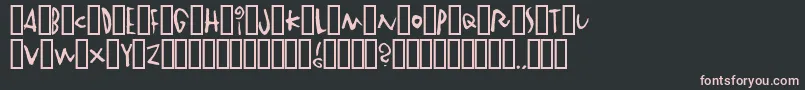 Vinterstad Font – Pink Fonts on Black Background
