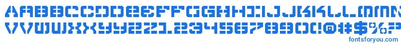 Vyper-fontti – siniset fontit valkoisella taustalla