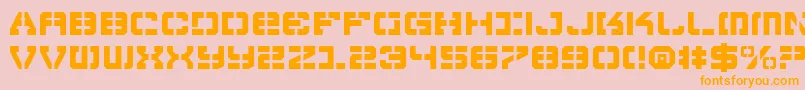 Шрифт Vyper – оранжевые шрифты на розовом фоне
