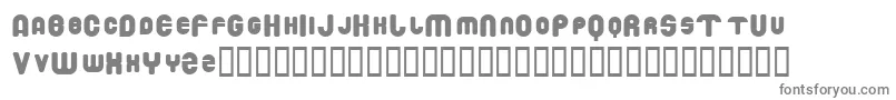 Шрифт DrowningMonkey – серые шрифты на белом фоне