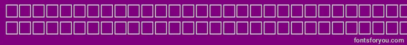 Fonte McsAbhaSUNormal. – fontes verdes em um fundo violeta