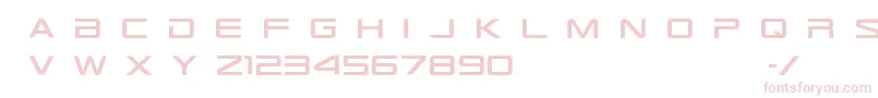 Tr909 Font – Pink Fonts on White Background