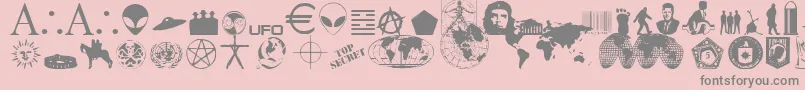 More about Illum Font Illum Font – Gray Fonts on Pink Background