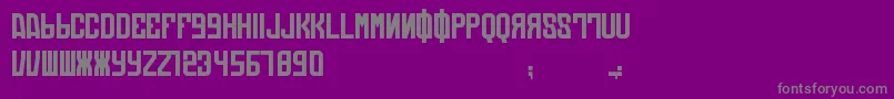 DieAutomatonsフォントについての詳細 フォントDieAutomatons – 紫の背景に灰色の文字