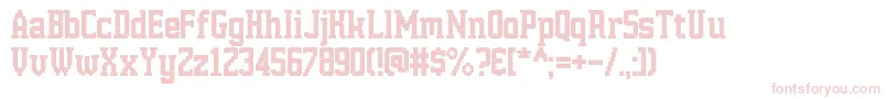 HannoverMesseSerif-fontti – vaaleanpunaiset fontit