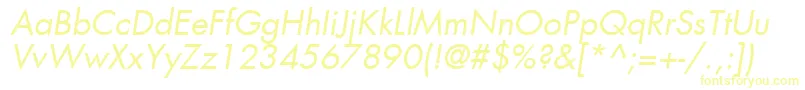 KudosBookSsiBookItalic Font – Yellow Fonts