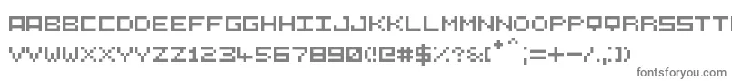 フォント5СЋ5 – 白い背景に灰色の文字