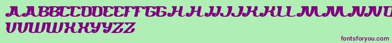 Whereareyou Font – Purple Fonts on Green Background