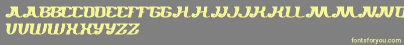 Whereareyou Font – Yellow Fonts on Gray Background