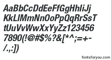  HelveticaneueltstdBdcno font