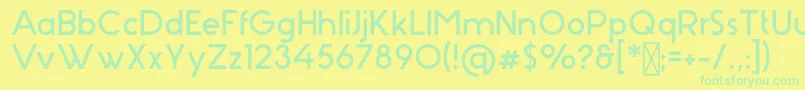 More about Stark Font Stark Font – Green Fonts on Yellow Background