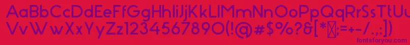 More about Stark Font Stark Font – Purple Fonts on Red Background