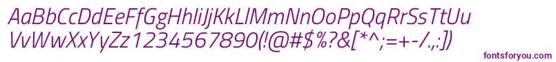 TitilliumwebLightitalic Font – Purple Fonts