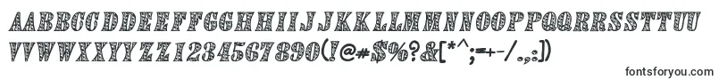 Шрифт FdTextured2 – буквенные шрифты