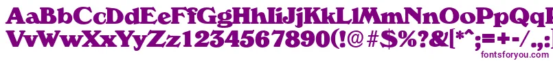 VeronaserialHeavyRegular Font – Purple Fonts