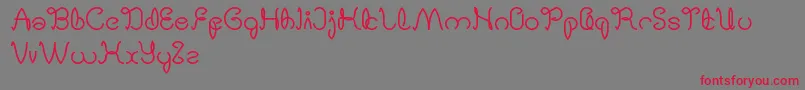 En savoir plus sur la police DigitalHandmade Police DigitalHandmade – polices rouges sur fond gris