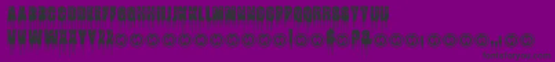 FatalFrostPersonalUseOnly Font – Black Fonts on Purple Background