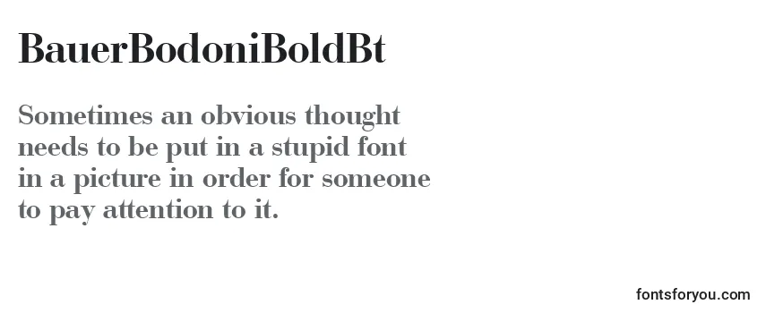 BauerBodoniBoldBt-fontti