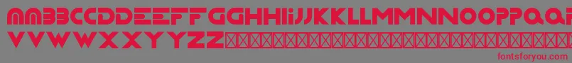 Capsture Font – Red Fonts on Gray Background