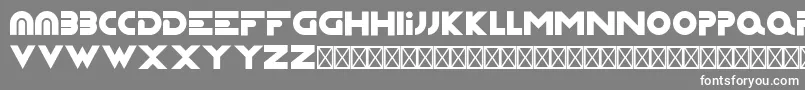 フォントCapsture – 灰色の背景に白い文字