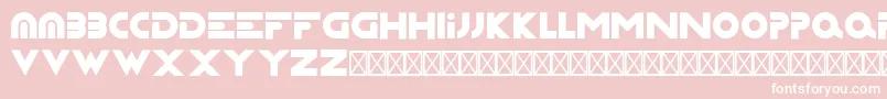 Capsture Font – White Fonts on Pink Background