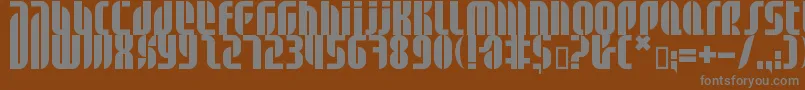 Шрифт Bdalm ffy – серые шрифты на коричневом фоне