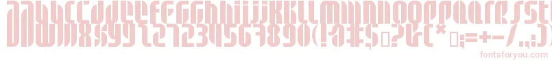 Bdalm ffy-fontti – vaaleanpunaiset fontit valkoisella taustalla